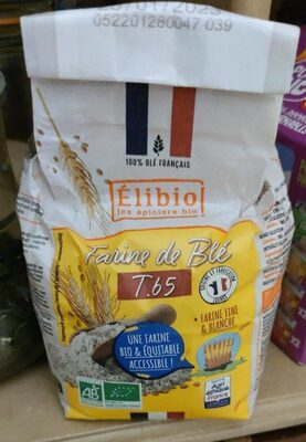 Farine de blé T65 ELIBIO 1 kg Bio 