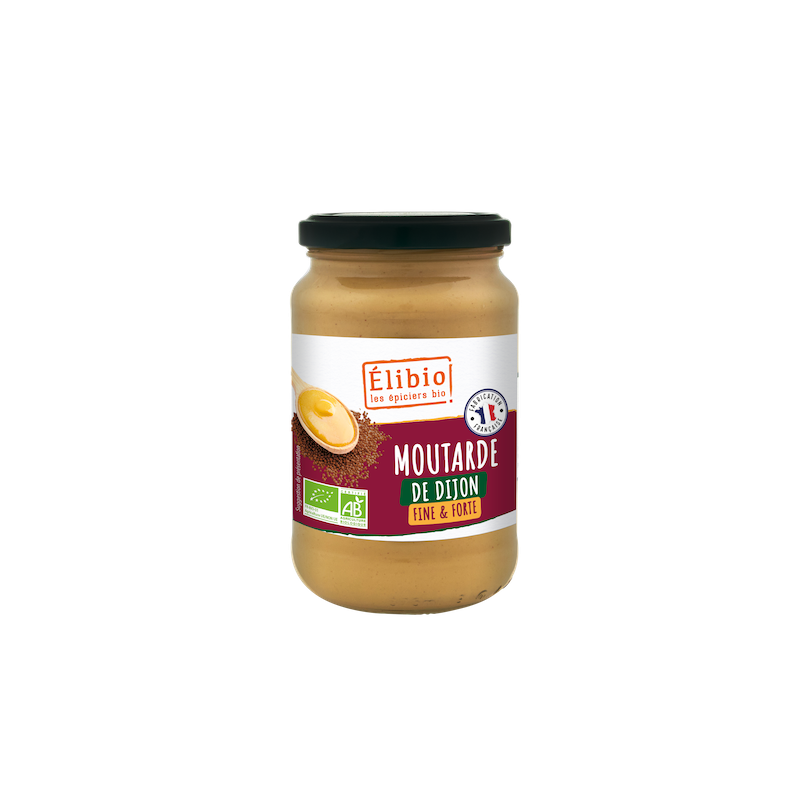 Moutarde fine et forte de Dijon ELIBIO 350 g Bio