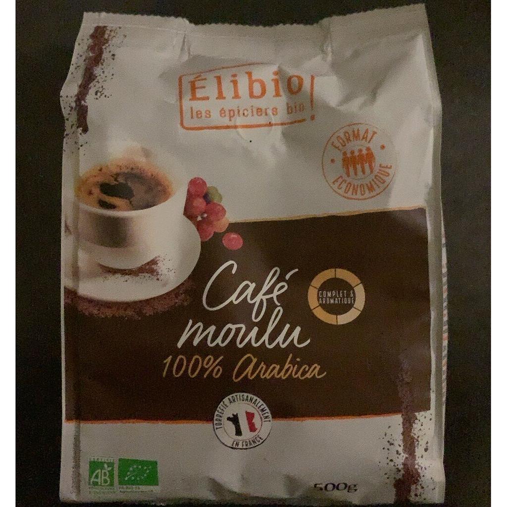 Café moulu arabica ELIBIO 500 g Bio