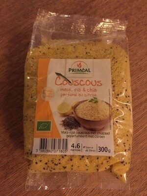 Couscous riz maïs chia 300 g Bio