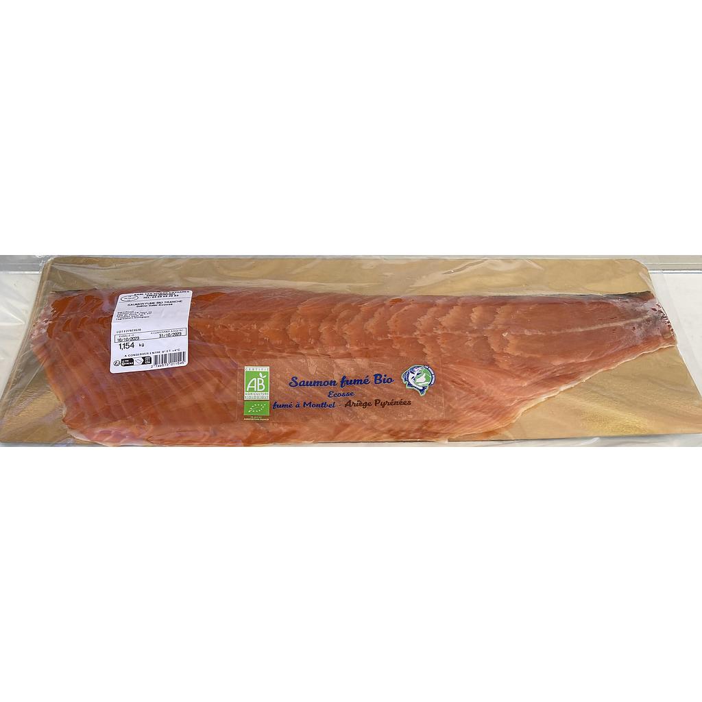 Saumon fumé 1,2 à 1,5 kg Bio