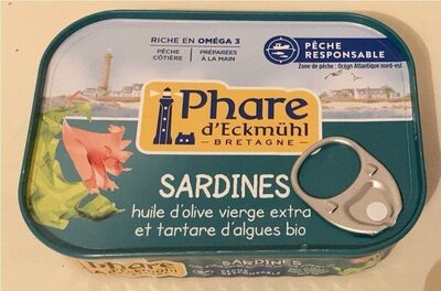 Sardines au tartare d'algues 135 g 