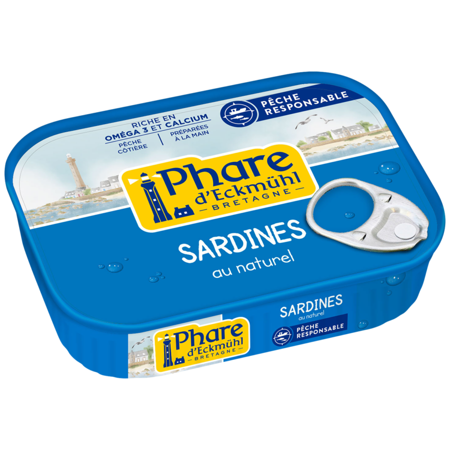 Sardines au naturel 135 g 