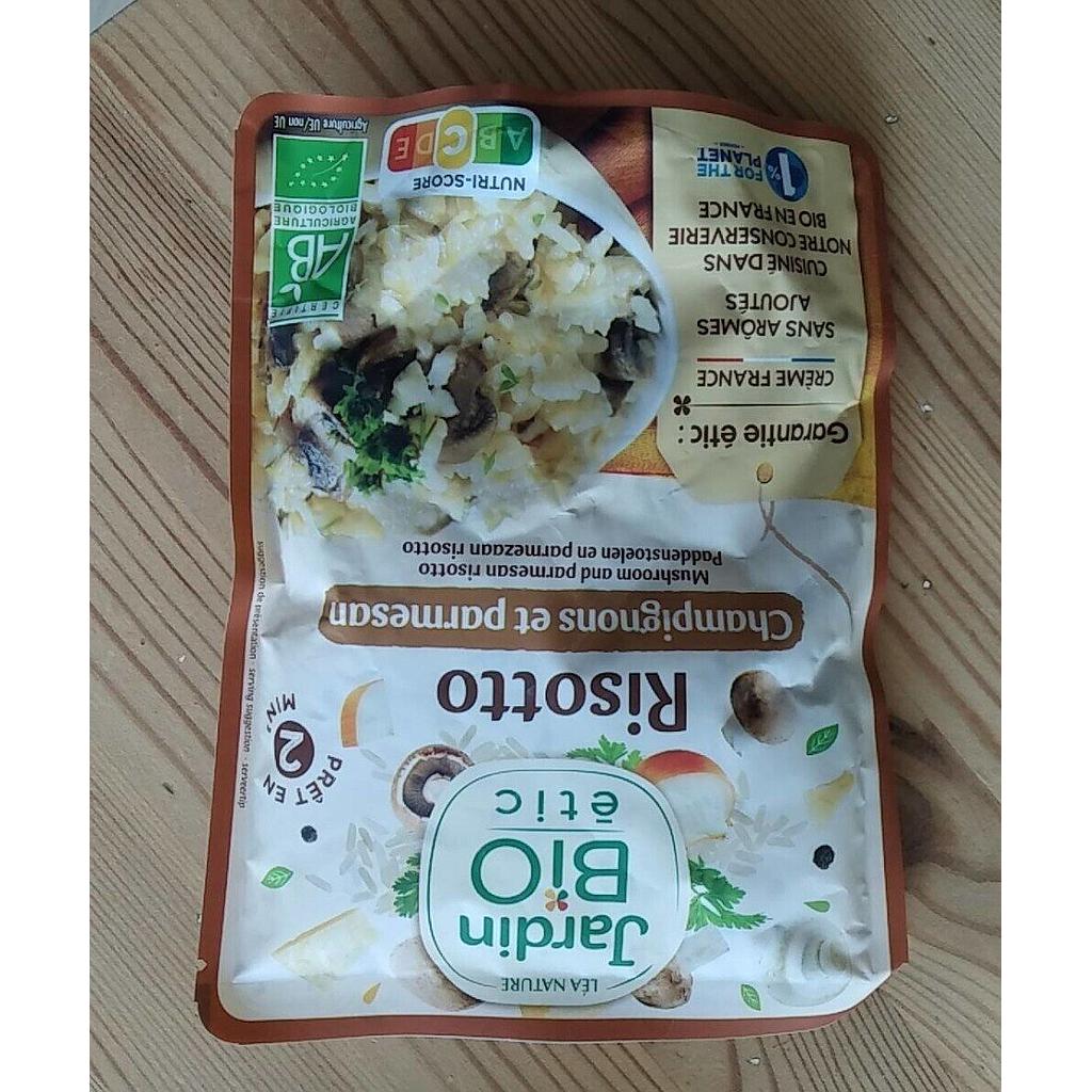 Risotto champignons et parmesan sachet express 220 g Bio