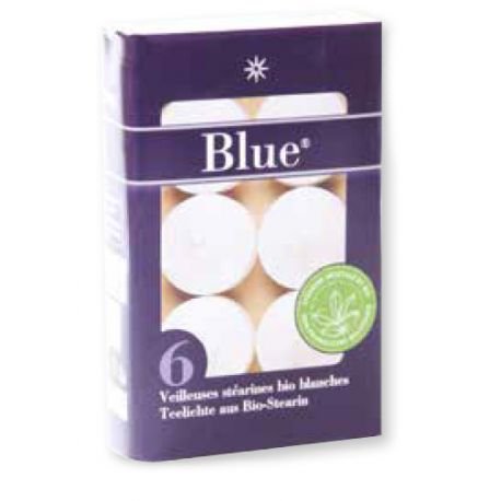 Bougies veilleuses chauffe-plat X 6