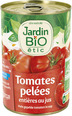 Tomates entières pelées ss sel ajouté 400 g Bio