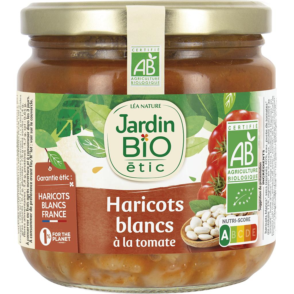 Haricots blancs à la tomate 400 g Bio