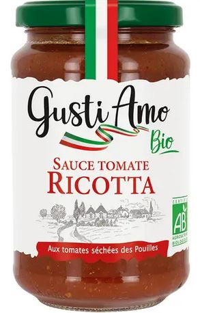 Sauce tomate ricotta 350 g Bio
