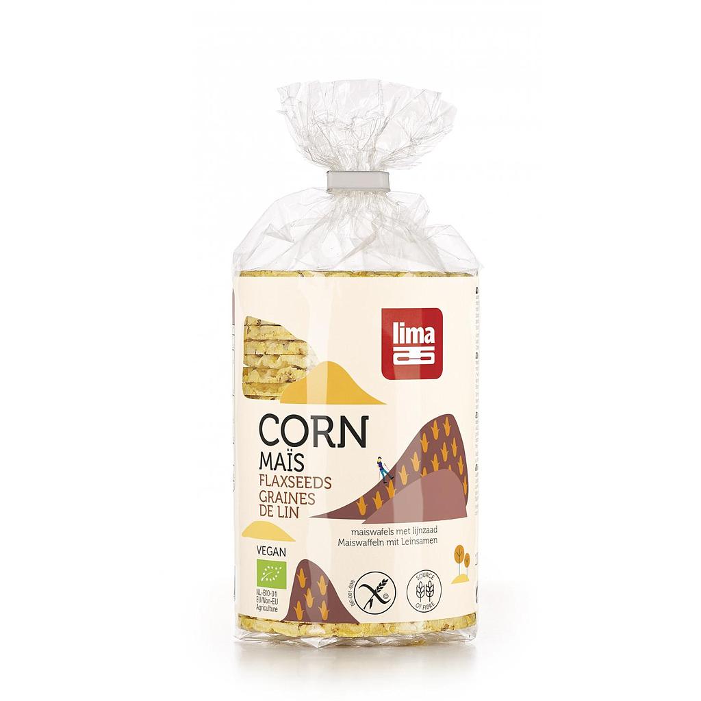 Galettes fines maïs lin 130 g Bio