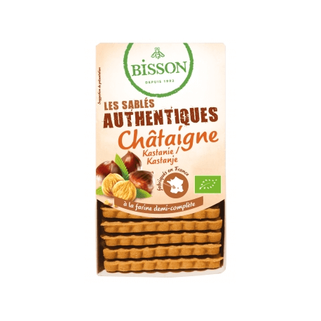 Biscuits sablés authentiques châtaigne 180 g Bio