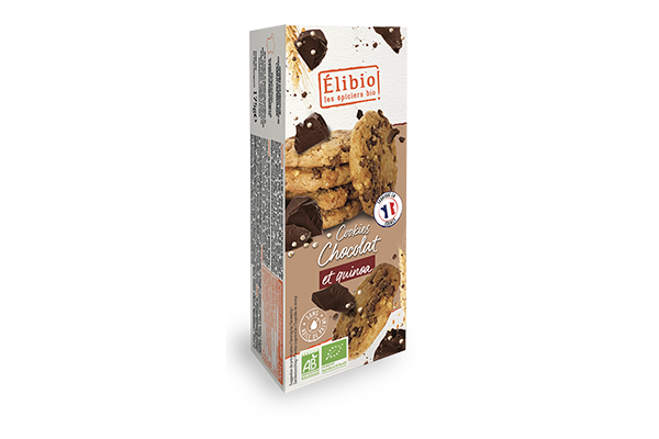 Cookies chocolat quinoa ELIBIO 175 g Bio