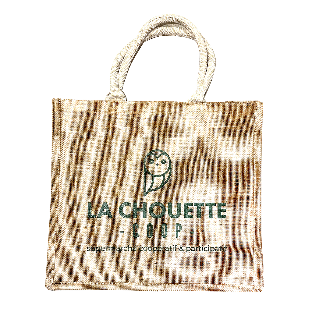 Sac La Chouette en toile de jute