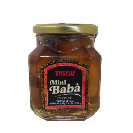 Mini babas au rhum en bocal 500 ml