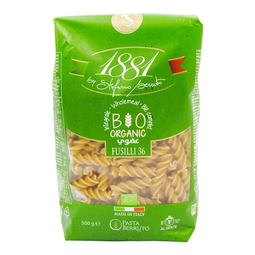 Fusilli blé complet 500 g Bio
