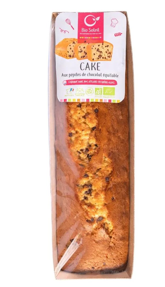 Cake pépite chocolat 400 g Bio