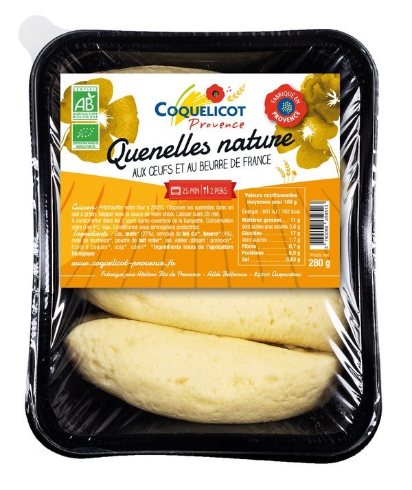 Quenelle nature 4x70g Bio