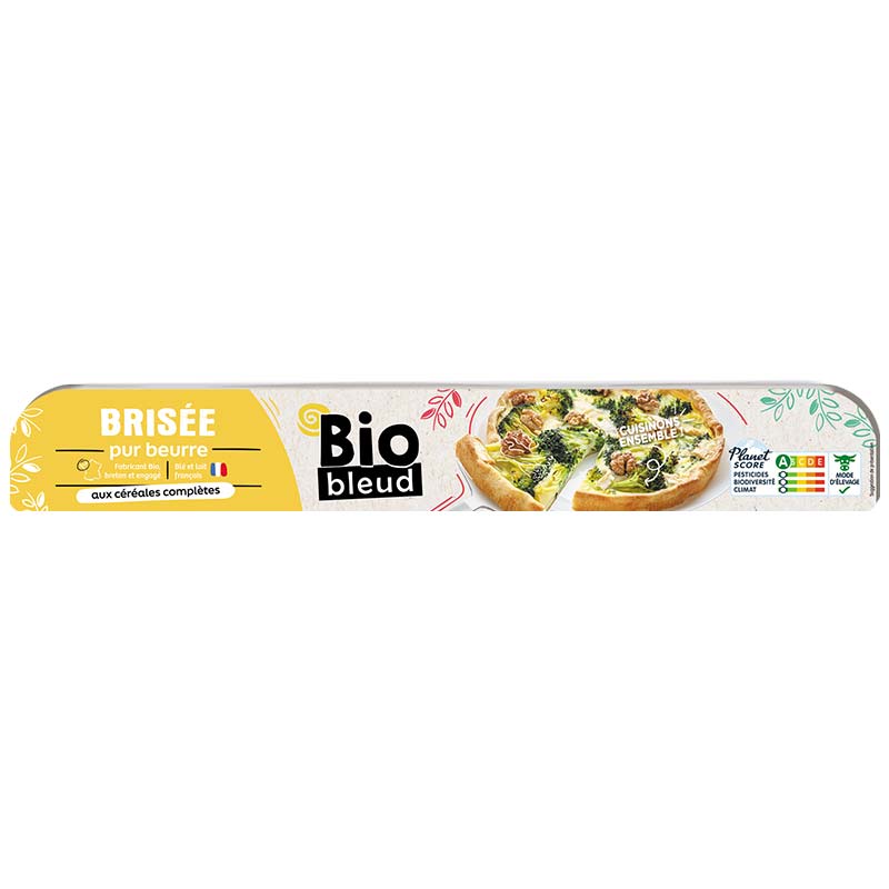 Pâte brisée au beurre multicéréales 250 g Bio