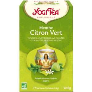 Infusion menthe citron vert 17 sachets Bio 