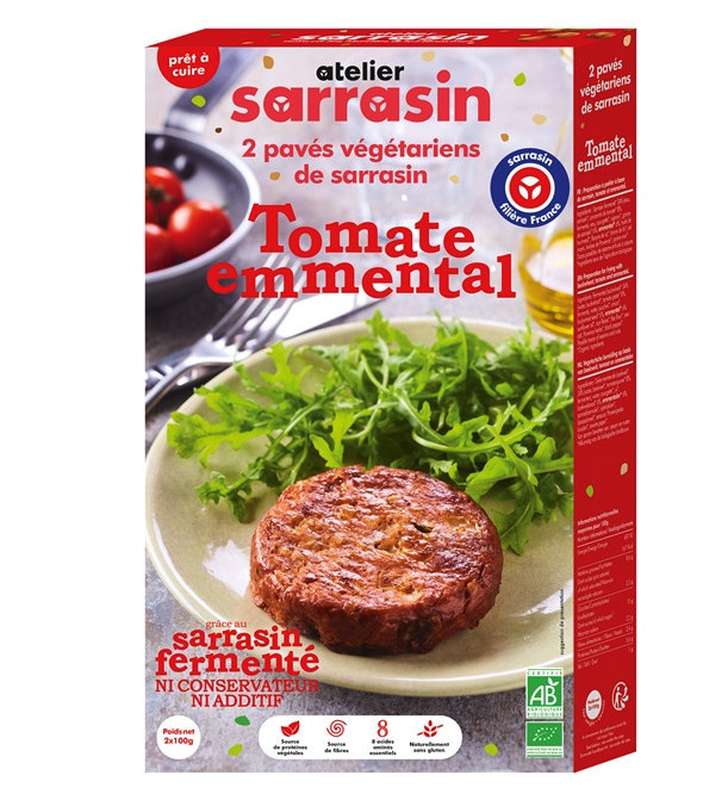 Pavé de sarrasin tomate emmental 200g Bio