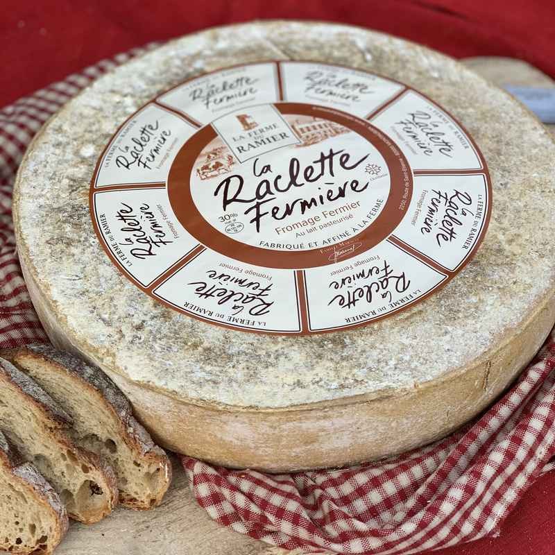 Raclette fermière 300 g env.- Fabres Prix au kg