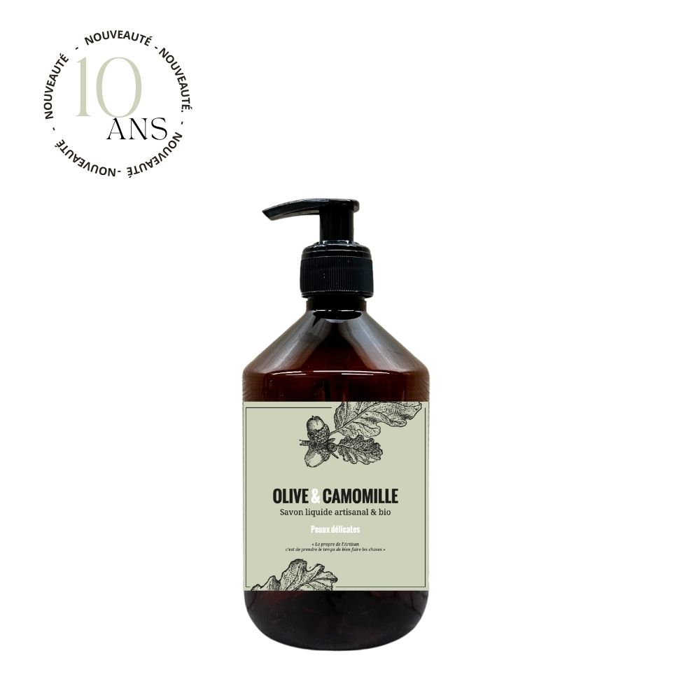 Savon liquide Olive &amp; Camomille (sans HE) 0,5 l