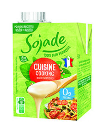 Crème soja cuisine SOJADE ss sucre 50 cl Bio