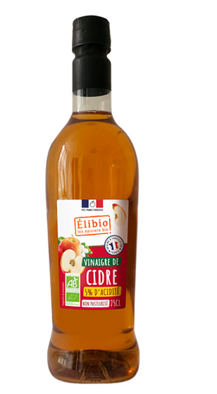 Vinaigre de cidre ELIBIO 75 cl Bio