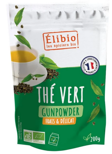 Thé vert Gunpowder ELIBIO 200 g Bio