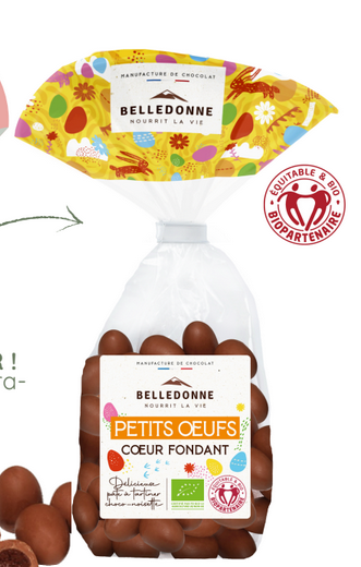 Oeufs de Pâques au coeur fondant 100 g Bio