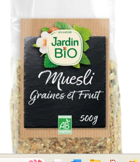Muesli graines 500 g Bio