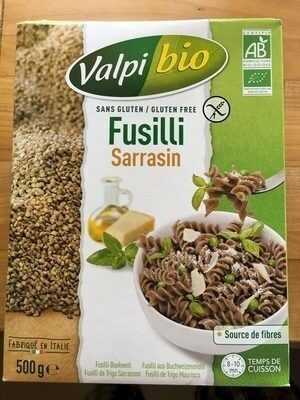 Fusilli sarrasin ss gluten 500 g Bio