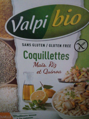 Coquillette maïs riz quinoa ss gluten 500 g Bio 