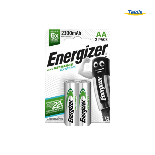 Pile rechargeable  AA X 2 Energizer