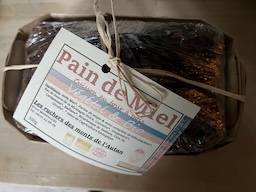 Pain de miel (pain d'épice) artisanal 500g Bio