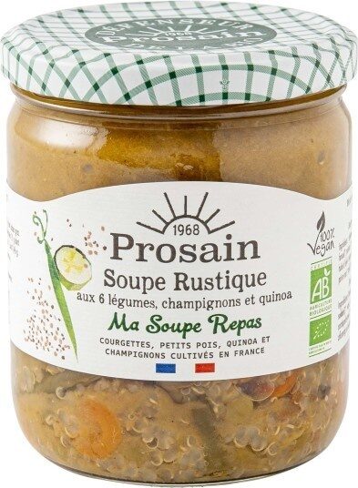 Soupe légumes champignons quinoa 420 g Bio