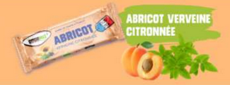 Barre abricot verveine citronnée 30 g Bio