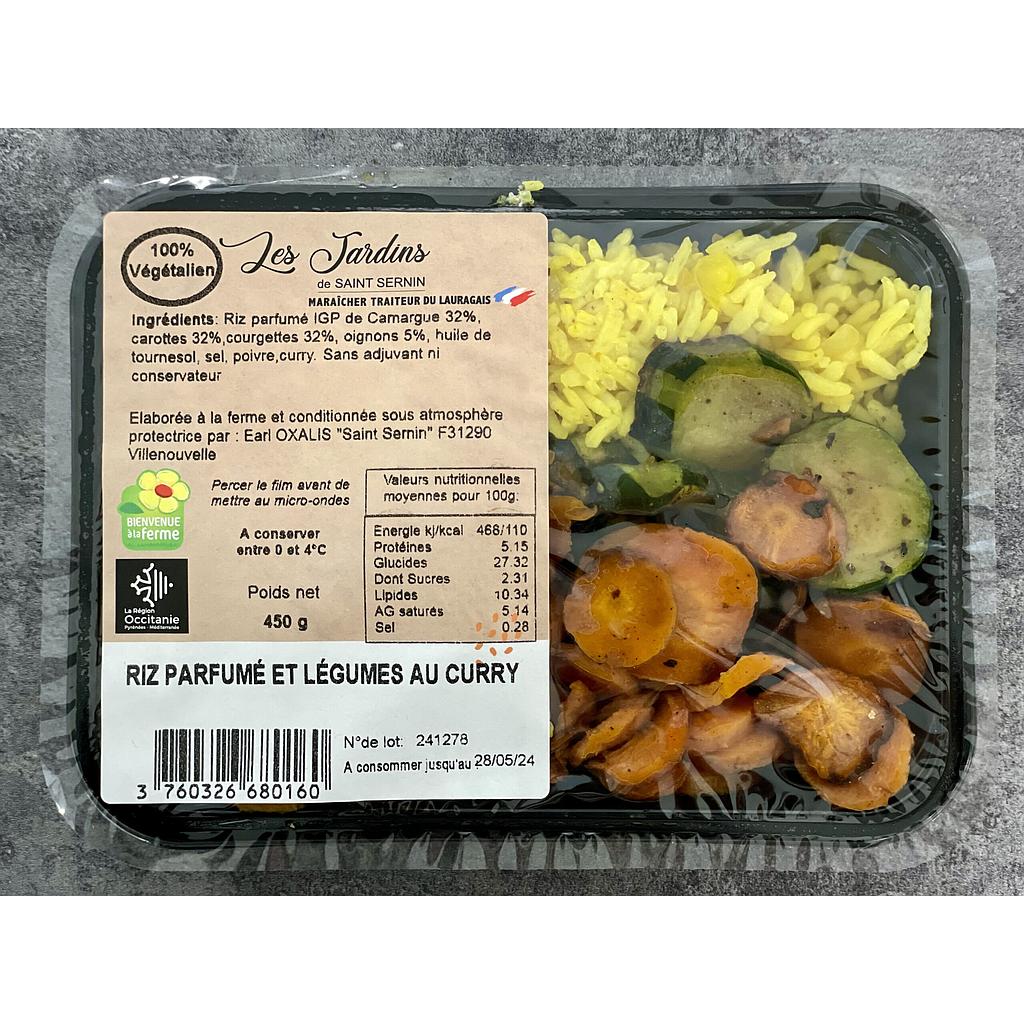 Riz parfumé et légumes curry 450 g