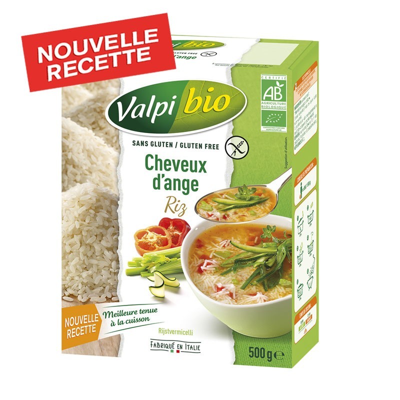 Cheveux d'ange de riz ss gluten 500 g Bio