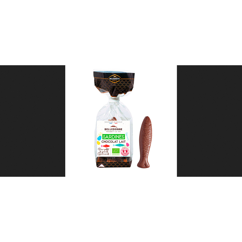 Sardine sachet chocolat lait 90g Bio