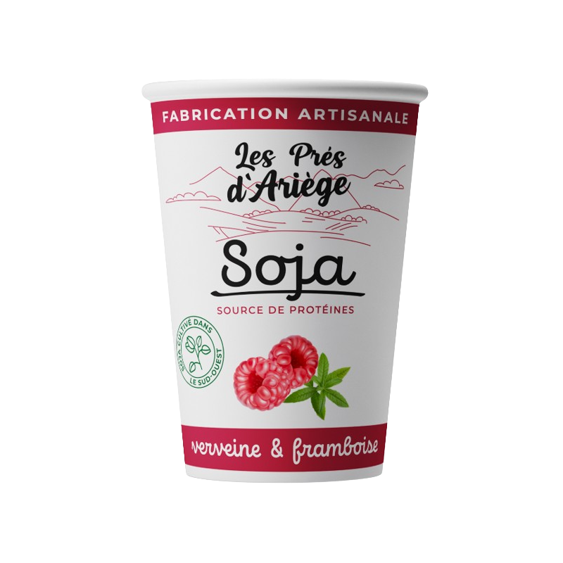 Dessert soja verveine et framboise 400g Bio