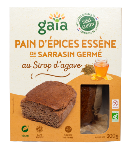 Pain d'épices sarrasin 300 g Bio