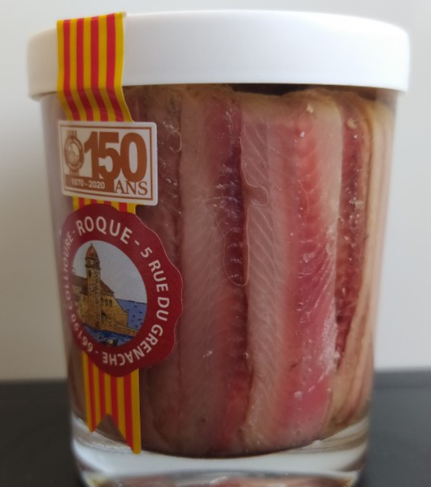 Filets anchois huile tournesol 150 g Bio