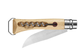 Couteau opinel tire-bouchon décapsuleur