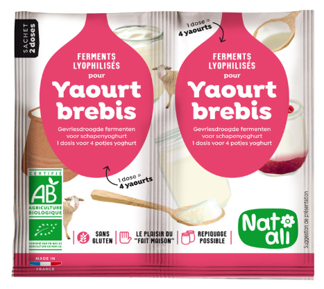 Ferment pour yaourt brebis 2x6g Bio
