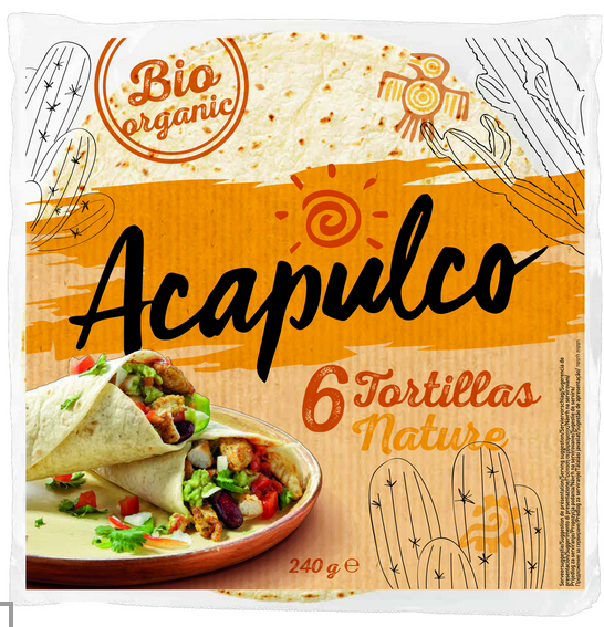 Tortillas Wraps X 6 240 g BIO