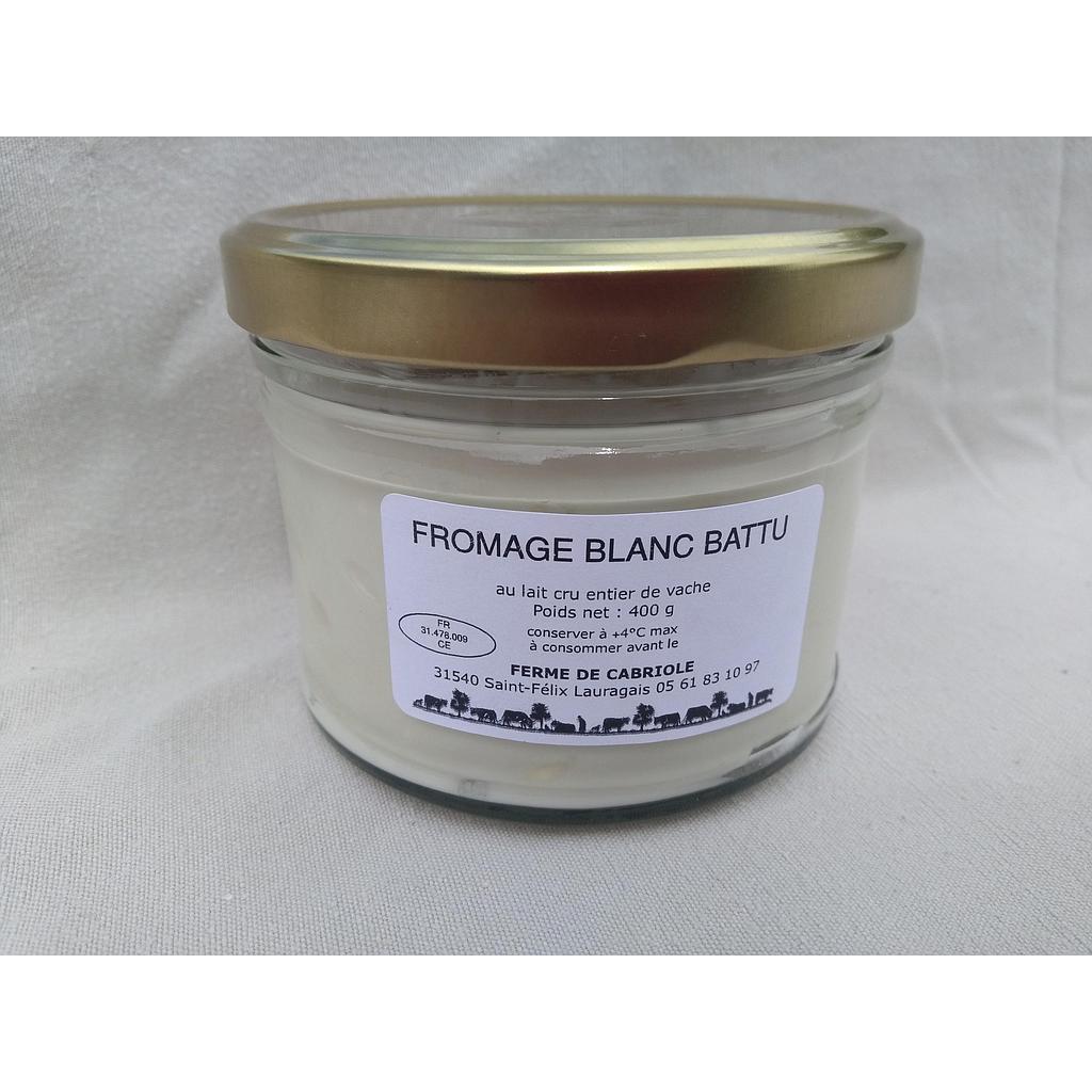Fromage blanc fromagerie de Cabriole 400 g